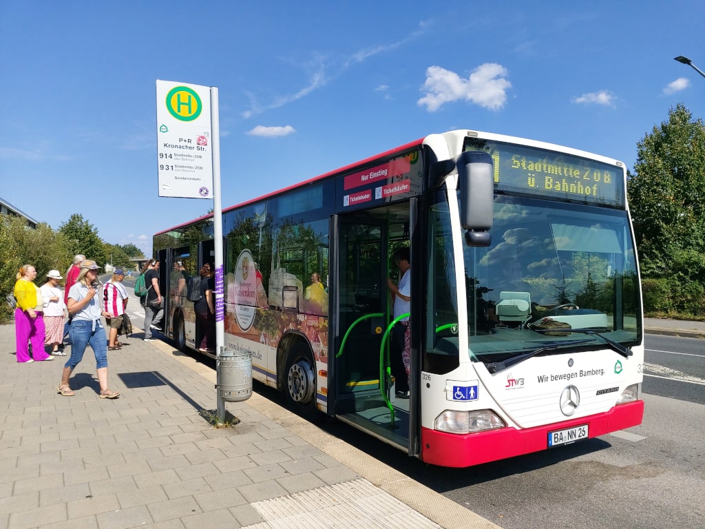 Bushaltestelle P+R Kronacher Straße