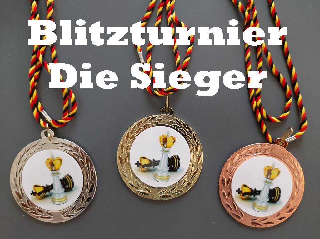 Die Siegerehrung im 6. Bamberg Open Blitzturnier 2024